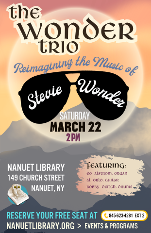 Concert poster for The Wonder Trio 