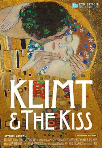 Cover of the film showing the work The Kiss by Gustav Klimt.