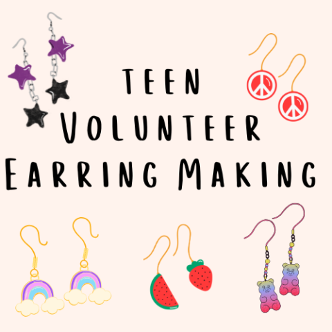 Teen Volunteer Earring Making