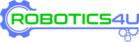 robotics4u in green and blue writing 